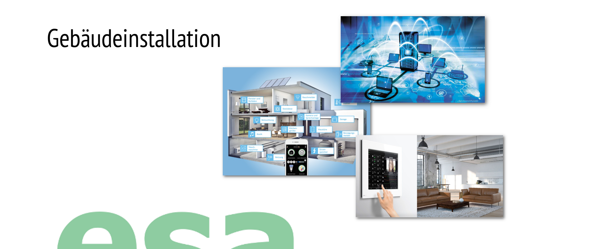 ESAtec Gebäudeinstallation